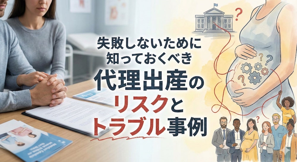 失敗しないために知っておくべき代理出産のリスクとトラブル事例
